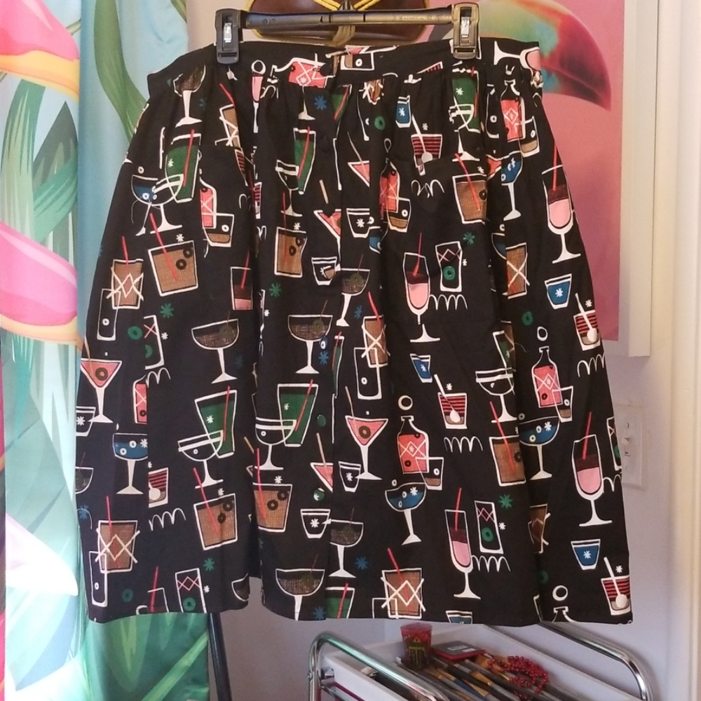 Rockabilly Cocktail Skirt